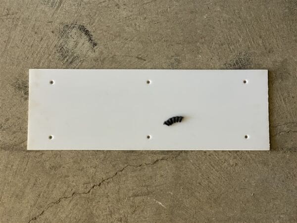 Discharge chute liner