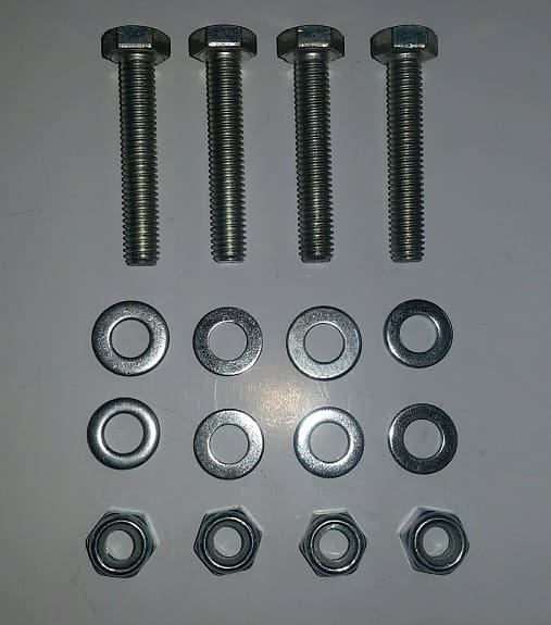 (Snow Blower) Auger Shear Bolts/Nuts (M6x1.0x35)(Pack of 4)
