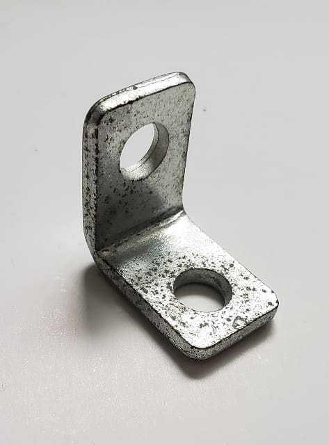 Angle bracket for eye bolt (spring)
